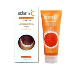 actame C Vitamin C Facewash | Skin Brightening with Moisturizing Protection | The Untamed Natural Facewash | Net Weight - 70g | (Pack of 1)