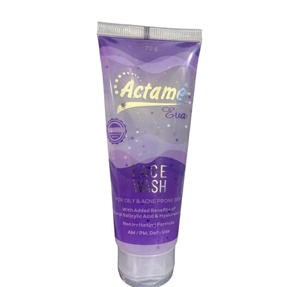 UNIGLOW Actame Eva Face Wash for Oily Daily AM/PM Use