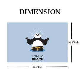 ANCIARY Laptop Skin Stickers HD Quality Sticker for Laptops Upto 15.6 Compatible with Apple/Dell/HP/Lenovo/Acer/Asus/Sony (Dustproof|Waterproof|Scratchproof|Reusable)-Panda ANM