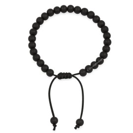 Crystal Heaven Certified Karungali Bracelet Original for Men Women - Black Ebony Wood Bracelet - Original and Natural Karukali Malai for Men Women Pooja Supplies (6mm Beads, Adjustable)