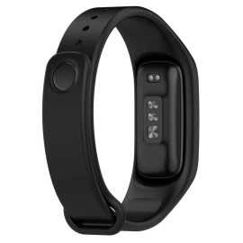 INEFABLE Band Strap Compatible with Oppo & Oneplus Soft Silicone Adjustable Band Strap - Black & Blue - Pack of 2