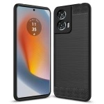 Zapcase Back Cover Case for Motorola Edge 50 Fusion | Compatible for Motorola Edge 50 Fusion Back Cover Case | 360 Degree Protection | Soft and Flexible (TPU | Matte Black)