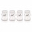 BeeBaby Pump N\' Protect Narrow Neck Breast Milk Storage Bottles. Pack of 4 Milk Collection Bottles fits Most Slim Neck Breast Pumps. 100% BPA Free. 120ML / 4oz. White
