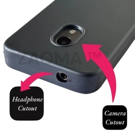 ZAOMA Back Cover Case Compatible for Nokia 235 4G 2024 DS - Model No. : TA-1616 - (Pack of 2) (NK2354G_PREMBLK)