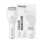 PROTOUCH Bliss Callus Remover | Rechargeable Electric Foot Scrubber for Dead Skin & Cracked Heels | 3 Roller Heads, 2 Speeds | Professional Pedicure Tool | 1 Year Doorstep Warranty