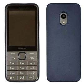 ZAOMA Back Cover Case Compatible for Nokia 235 4G 2024 DS - Model No. : TA-1616 - (Pack of 2) (NK2354G_PREMBLUE)