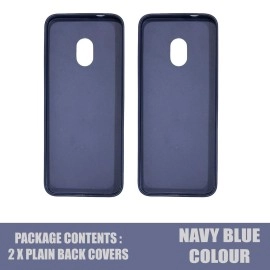 ZAOMA Back Cover Case Compatible for Nokia 235 4G 2024 DS - Model No. : TA-1616 - (Pack of 2) (NK2354G_PREMBLUE)