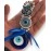 BLUE BEADS Turkish Feng Shui Vastu Blue Glass Evil Eye Hanging/Door Hanging Nazar Batu for Protection and Good Luck - Perfect for Gifting Home or Office (Om)