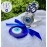 BLUE BEADS Turkish Feng Shui Vastu Blue Glass Evil Eye Hanging/Door Hanging Nazar Batu for Protection and Good Luck - Perfect for Gifting Home or Office (Om)