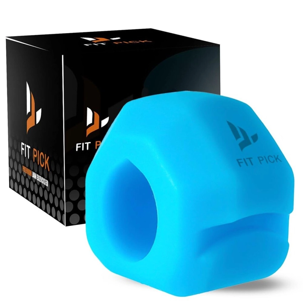 FIT PICK Pro Jawline Exerciser Tool Men&Women,Tones Face,Jaw&Neck,Jaw Exerciser Help Defines Jawline,Jawline Exerciser Helps Reduce Craving Stress Jaw Liner Tools For Men&Women,Jawline Shaper (Purple