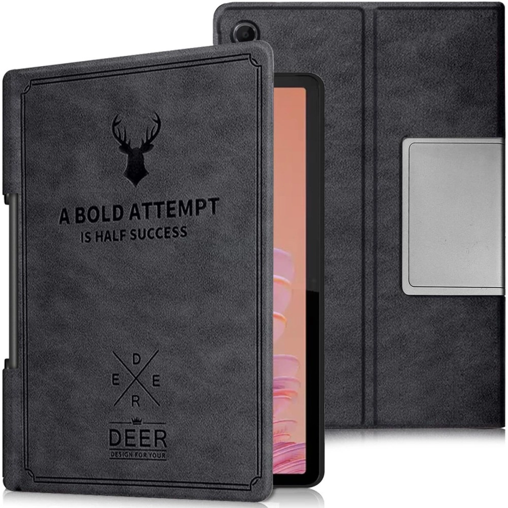 Robustrion Cover Case for Lenovo Tab Plus 11.5 inch Cover, Deer Pattern Cover Case for Lenovo Tab Plus 11.5 inch - Black