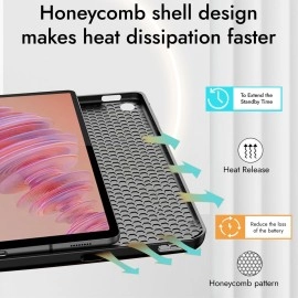 Robustrion Cover Case for Lenovo Tab Plus 11.5 inch Cover, Deer Pattern Cover Case for Lenovo Tab Plus 11.5 inch - Black