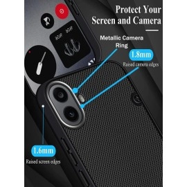VIDO Super Frosted Raised Camera Protect Soft Back Case Cover for CMF by Nothing Phone 1