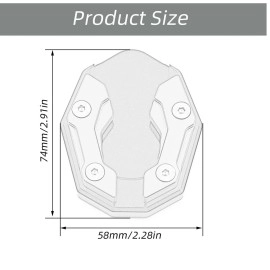 Vagary CNC Kickstand Side Stand Extender for Yamaha Aerox 155 (Red)