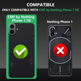 Fashionury Colored Transparent Back Case Cover for CMF by Nothing Phone 1 | Camera Protection Bump | Shockproof Design | Colored TPU | Bumper Case for CMF by Nothing Phone 1 (Light Purple)