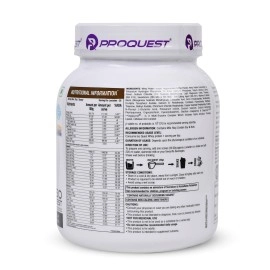 ProQuest Isolate Whey Protein Iso Quest(Caf Brazil, 1KG / 2.2 lb / 30 Servings) | 27g Protein Per Scoop | Low Fat & 12.5g EAA | Lab Tested & Easily Digestive | Faster Muscle Support & Recovery