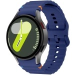 VEMIGON Sport Band Compatible With Samsung Galaxy Watch 7 Band 40mm 44mm (2024), No Gap Soft Silicone Waterproof Strap with Decorative Woven Line for Galaxy Watch 6 5 4 40mm 44mm (Watch Not Included)