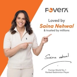 FOVERA Gel Insoles Pair for Walking, Running, Sports, Formal and Safety Shoes - All Day Comfort with Dual Gel Technology - Full Length Sole for Every Shoe (Male, Red, Pack of 1 Pair)