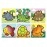 Frank 6 in 1 First Fun & Educational Jigsaw Puzzles for Kids - Combo Pack of 2 (3 Cardboard Puzzles Each) -Dinosaurs & in Water - Age 3 Years Old & Above- Fun & Challenging Brain Booster Games