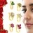 VAMA FASHIONS 6 Pcs 18K Gold Plated Anti Tarnish Clip on Nose pin without Hole Non Piercing Pressing Type Nose ring Stud for Women & Girls