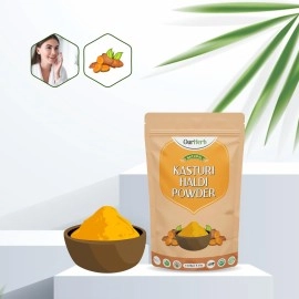 OurHerb Natural Kasturi Haldi Powder for Face Beauty (100g | 3.5 Oz) | Wild Turmeric | Kasturi Manjal for Glowing Skin | 100% Pure, Chemical-Free, Preservative-Free | Skin Care for All Skin Types.