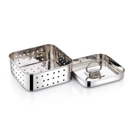 faas Stainless Steel Paneer Cheese/Tofu/Sprouts Maker/Mould/Press Maker, (500 Ml), 13 x 13 x 5.5 Centimeters,