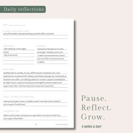 THE JOURNEY Guided Journal Kit - Gratitude journaling, Daily Reflections, Emotional Release, Introspection & Plain Pages - A5 Hardbound Undated journal Diary - Free Fabric Bag, Bookmark, Gratitude