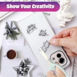 SEZNIK Magic Paper Translucent Self-Adhesive Thermal Paper Rolls Continuous 57Mm Width, 2-Inch Compatible With Most Mini Portable & Pos Printers (Pack Of 3 Rolls)