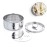 Ladiosa Paneer Maker Steel Paneer Maker Sprout Maker Paneer Mould Tofu Steel Container Sprouts Maker Paneer Maker Strainer Stainless Steel Paneer Press Paneer Strainer Paneer Maker Steel | 400 ml