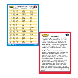 Super Duper Publications Sequencing Regular and Irregular Verb Tenses Fun Deck Flash