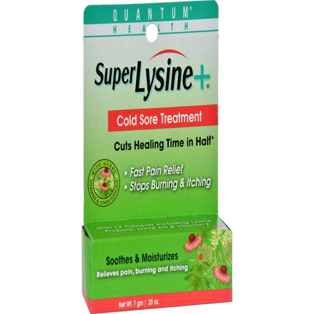 Quantum Super Lysine Plus Cold Sore Treatment Cream - 0.25 Oz