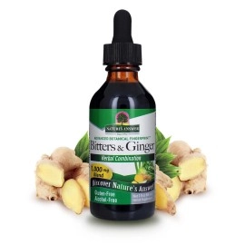 Nature\'s Answer Alcohol-Free Bitters with Ginger, 2-Fluid Ounces