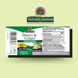 Nature\'s Answer Alcohol-Free Bitters with Ginger, 2-Fluid Ounces