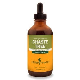 Herb Pharm Chaste Tree Liquid Extract for Female Reproductive System Support - 4 Ounce