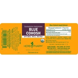Herb Pharm Certified Organic Blue Cohosh Liquid Extract - 1 Ounce