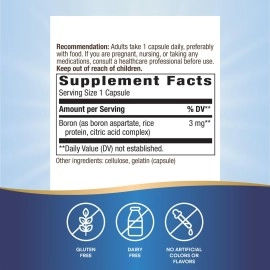 Nature\'s Way Boron Complex, 3 Mg 100 Capsules
