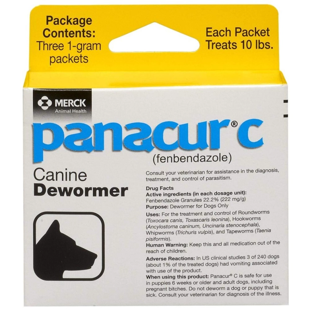 Panacur Canine Dewormer - 1g