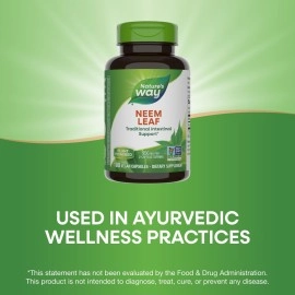 Nature\'s Way Premium Herbal Neem Leaf, 950 mg per serving, 100 Vcaps