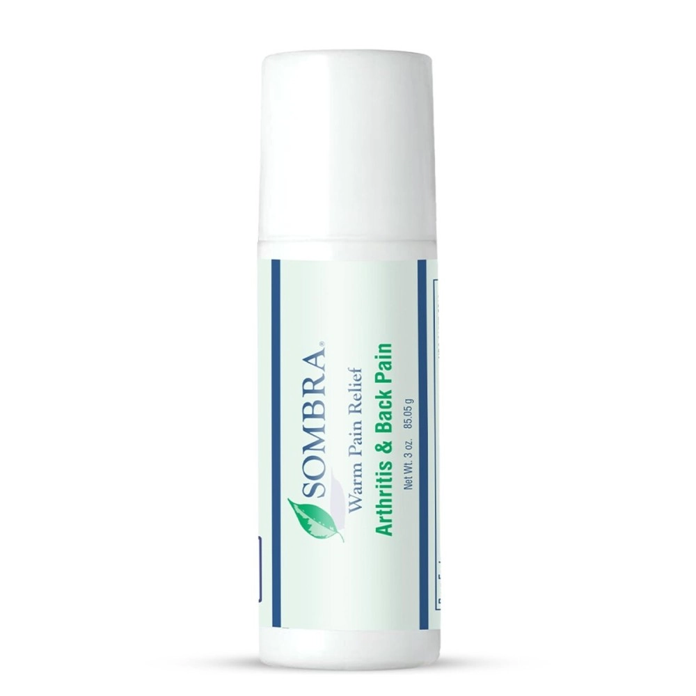 Sombra Warm Therapy Natural Pain Relieving Gel Roll On, 3-Ou
