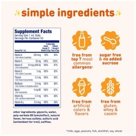 Enfamil Poly-Vi-Sol Liquid Multivitamin Supplement For Infants And Toddlers Ml Dropper Bottle