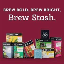 Stash Tea Double Spice Chai Black Tea, 6 Boxes With 18 Tea Bags Each (108 Tea Bags Total)