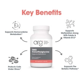 Allergy Research Group, TMG Trimethylglycine, 100 Vegetarian Capsules