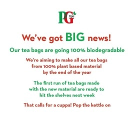 PG Tips Tasty Decaf 70 Pyramid Tea Bags