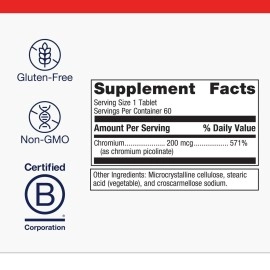 Metagenics - Chromium Picolinate, 60 Count
