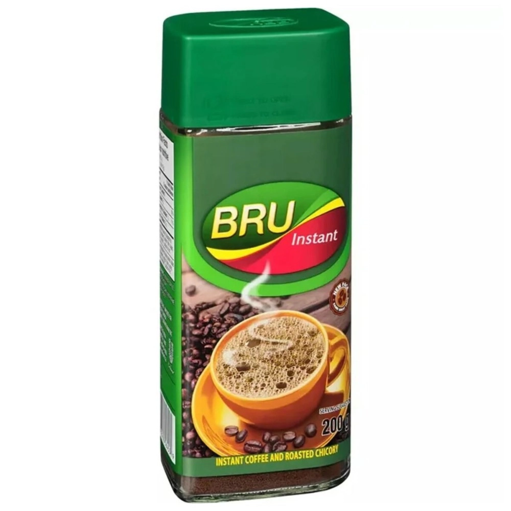 Bru Instant Coffee and Roasted Chicory, 7 Ounce