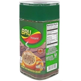 Bru Instant Coffee and Roasted Chicory, 7 Ounce