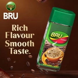 Bru Instant Coffee and Roasted Chicory, 7 Ounce