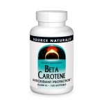 Source Naturals Beta Carotene 25000 iu Antioxidant Protection - Converted by Body to Vitamin A - 100 Softgels