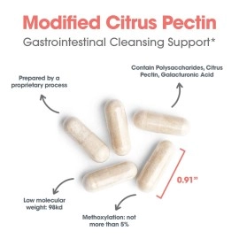 Allergy Research Group Modified Citrus Pectin Low Molecular Weight Cleansing - 120 Vegetarian Capsules