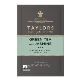 Taylors of Harrogate (Green Tea with Jasmine, 50 Teabags) - Green Tea with Jasmine, 50 Teabags